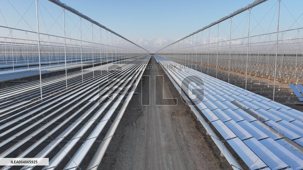 China First Commercial Linear Fresnel Solar Thermal Energy Storage Plant in Hami