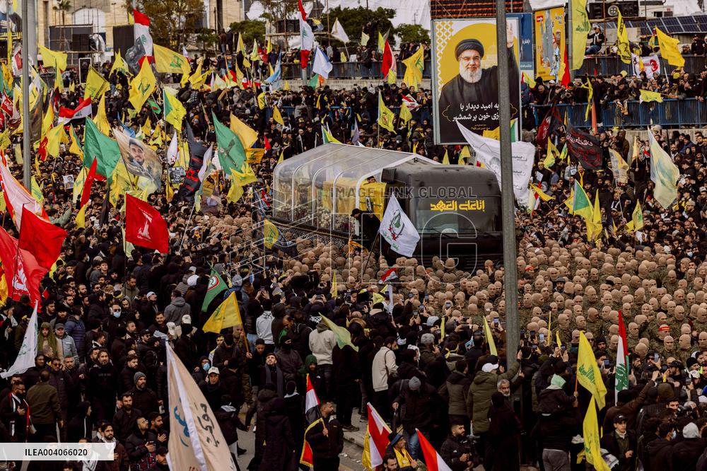 Hassan Nasrallah Funeral - Beirut
