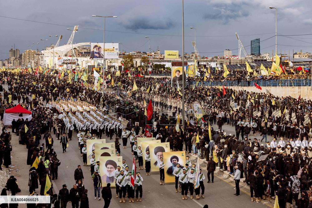 Hassan Nasrallah Funeral - Beirut