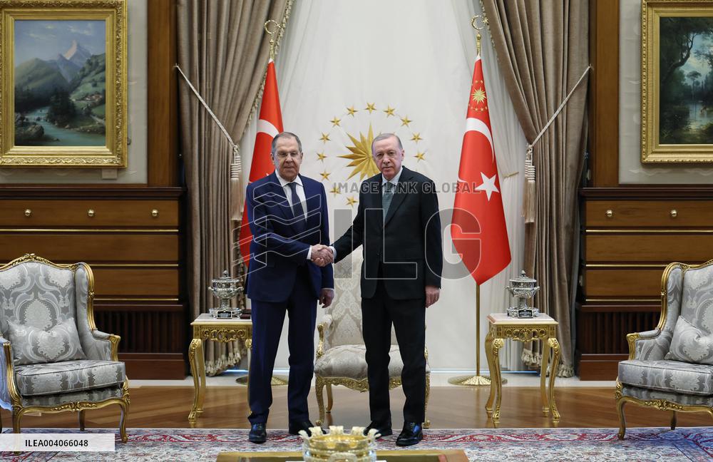 Lavrov Meets Erdogan - Ankara