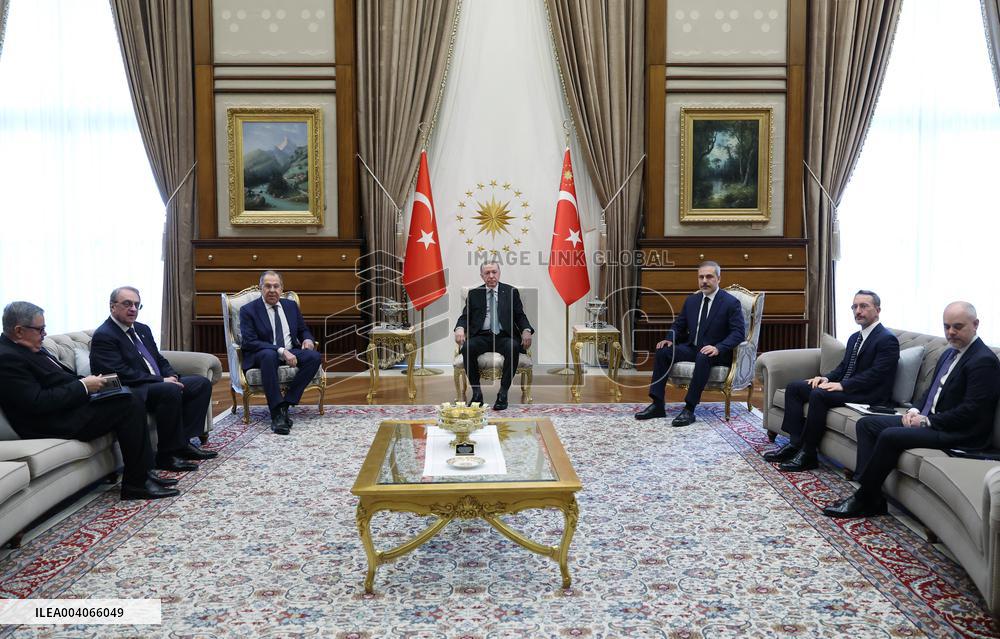 Lavrov Meets Erdogan - Ankara