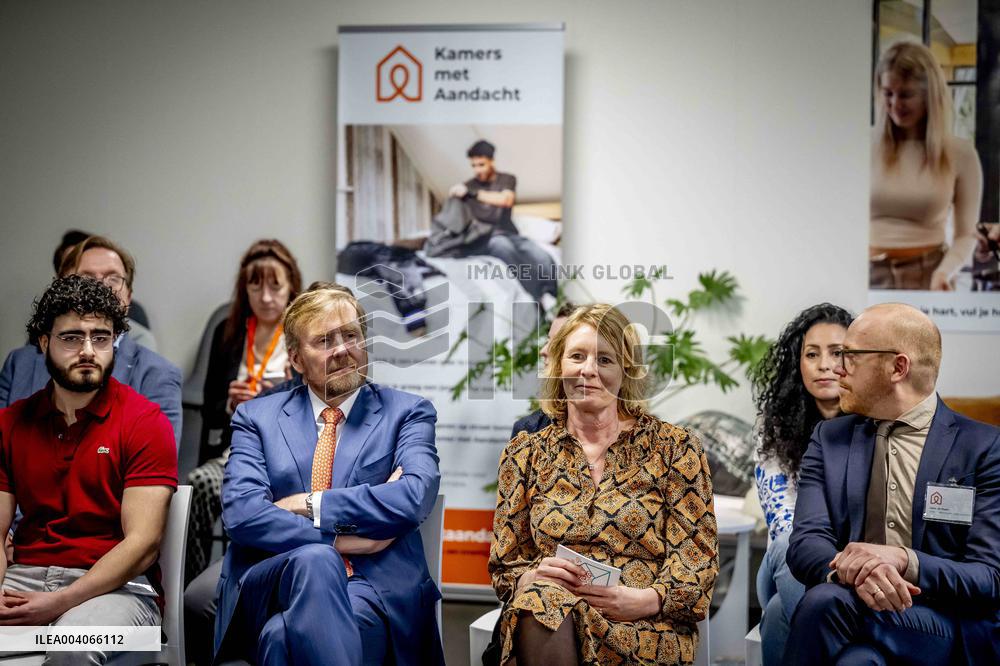 King Willem-Alexander Visits The Chambers With Attention Foundation - Houten