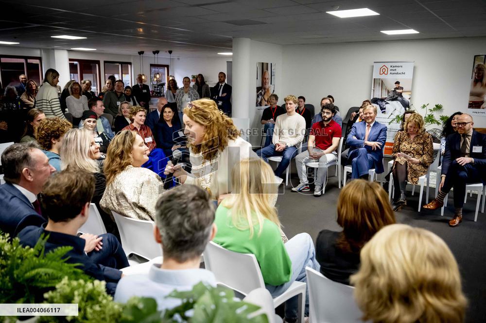 King Willem-Alexander Visits The Chambers With Attention Foundation - Houten