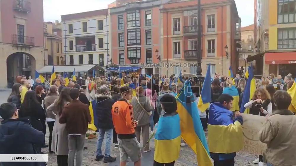 Protests Supporting Ukraine Across Europe Ahead Of Russian Invasion’s 3rd Anniversary 2