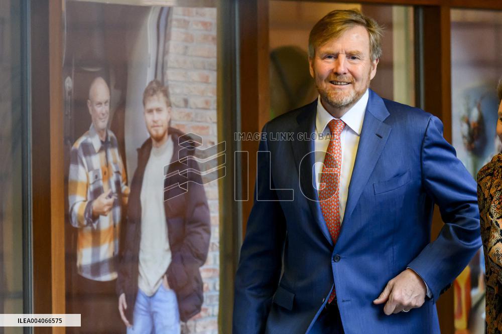 King Willem-Alexander Visits The Chambers With Attention Foundation - Houten