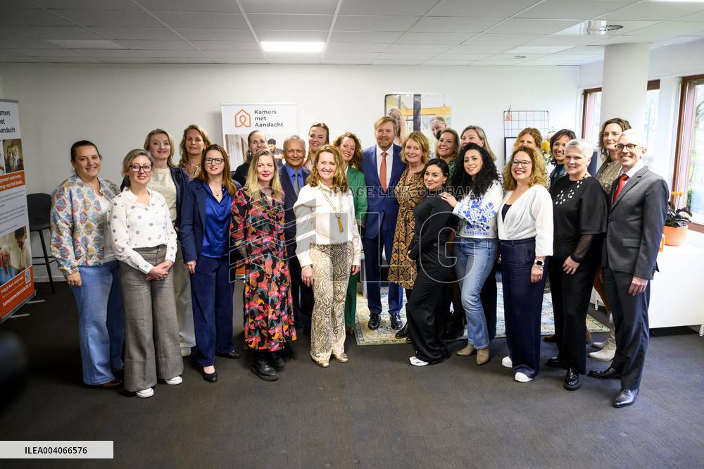 King Willem-Alexander Visits The Chambers With Attention Foundation - Houten