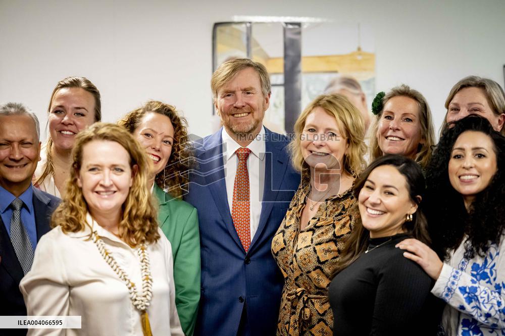 King Willem-Alexander Visits The Chambers With Attention Foundation - Houten