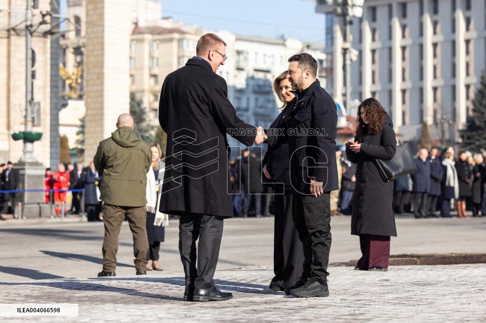 World Leaders in Kyiv for Ukraine Invasion Anniversary