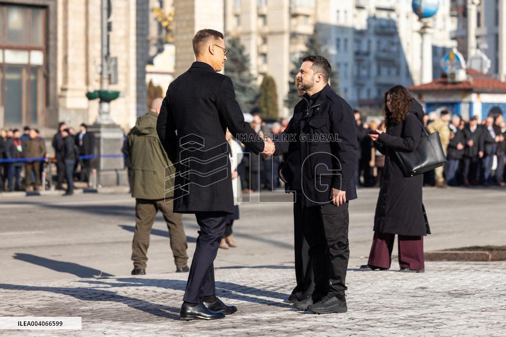 World Leaders in Kyiv for Ukraine Invasion Anniversary