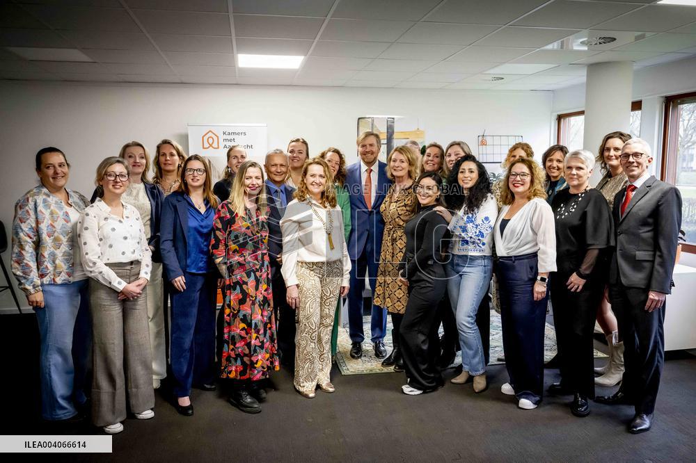 King Willem-Alexander Visits The Chambers With Attention Foundation - Houten
