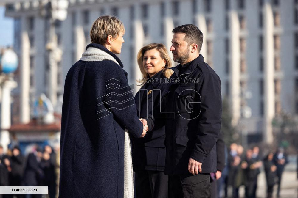 World Leaders in Kyiv for Ukraine Invasion Anniversary