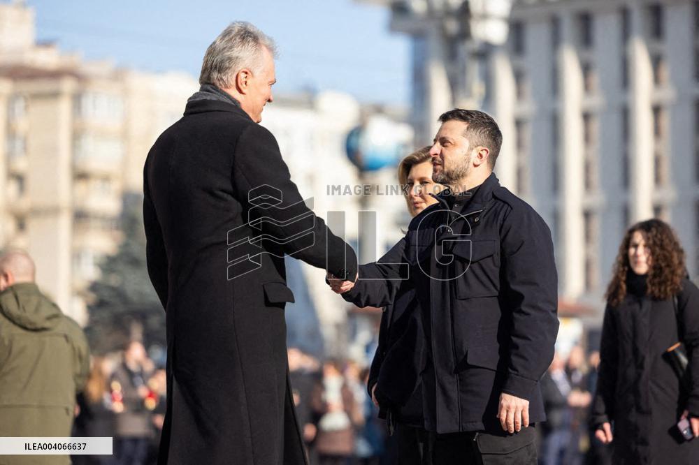 World Leaders in Kyiv for Ukraine Invasion Anniversary