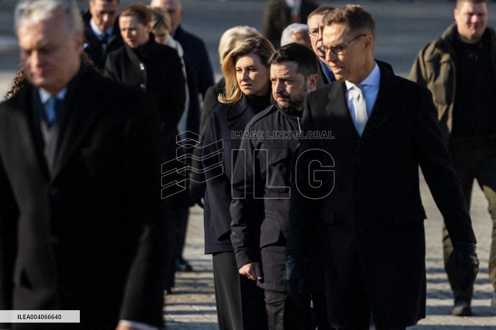 World Leaders in Kyiv for Ukraine Invasion Anniversary