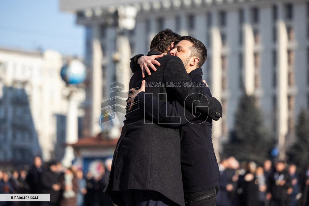 World Leaders in Kyiv for Ukraine Invasion Anniversary