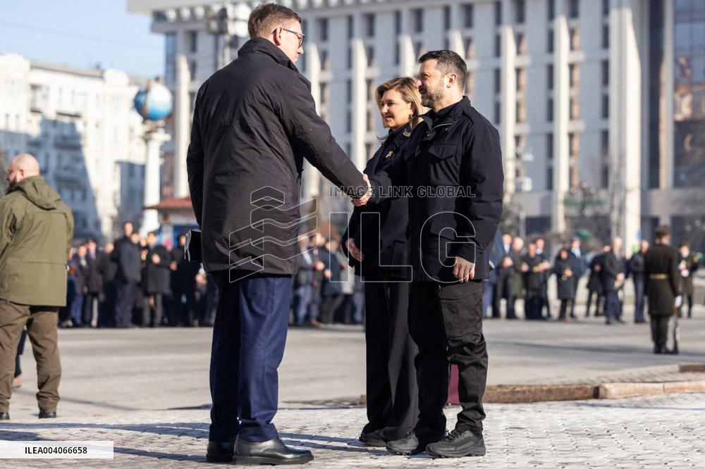 World Leaders in Kyiv for Ukraine Invasion Anniversary