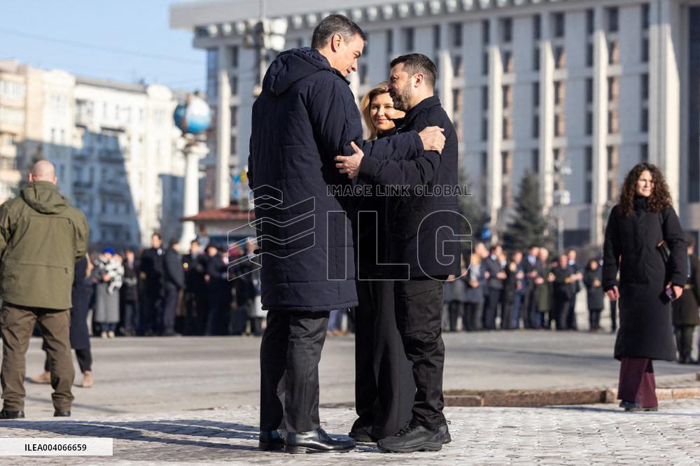 World Leaders in Kyiv for Ukraine Invasion Anniversary