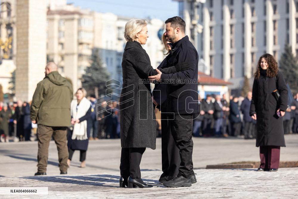 World Leaders in Kyiv for Ukraine Invasion Anniversary