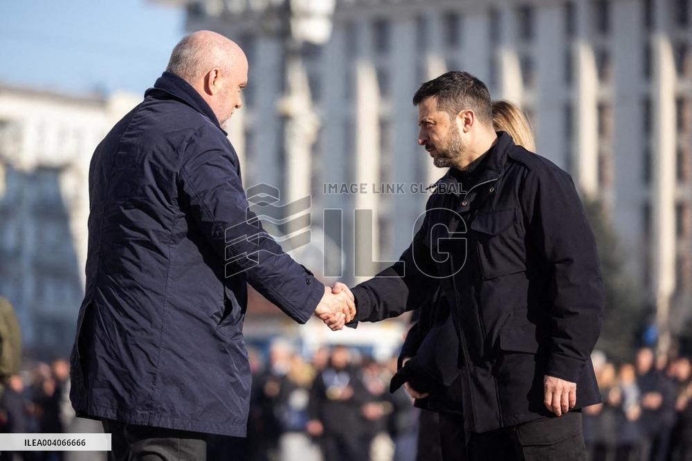 World Leaders in Kyiv for Ukraine Invasion Anniversary
