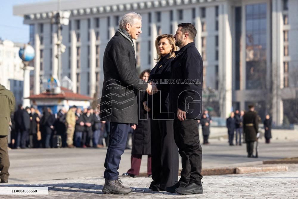 World Leaders in Kyiv for Ukraine Invasion Anniversary