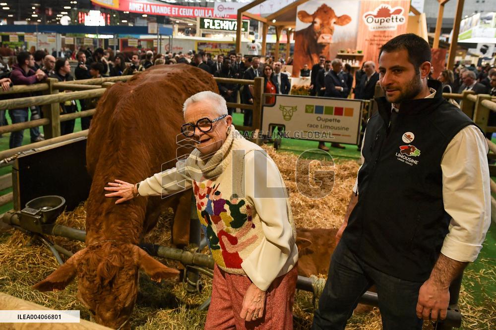 Francoise Gatel at the Agricultural Fair in Paris - FA