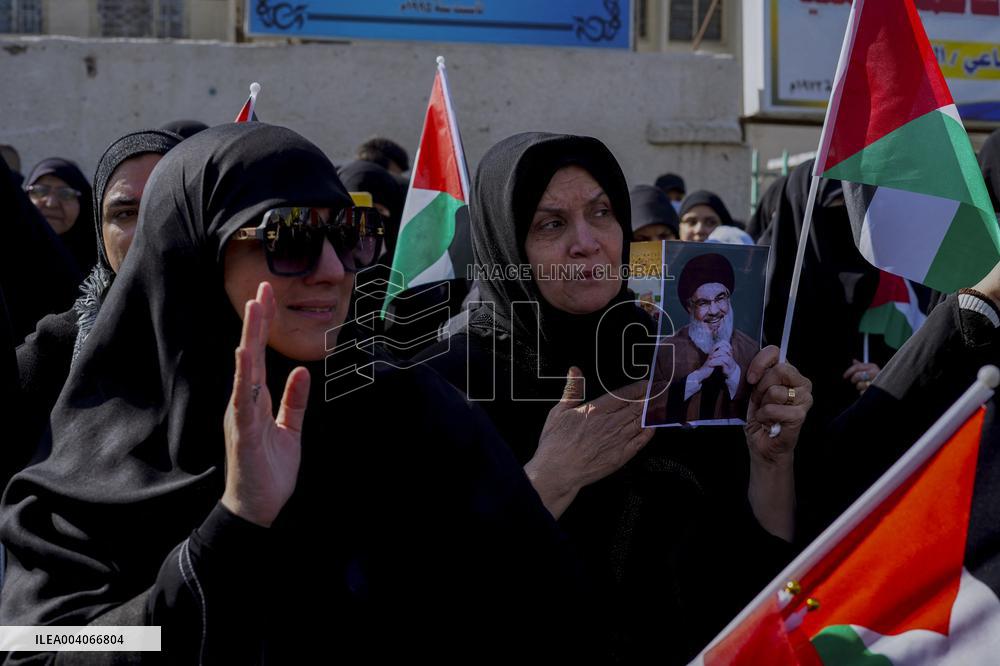 Funeral for Nasrallah - Baghdad