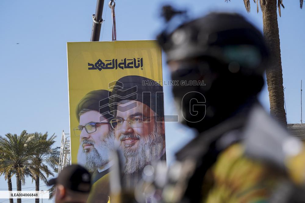 Funeral for Nasrallah - Baghdad
