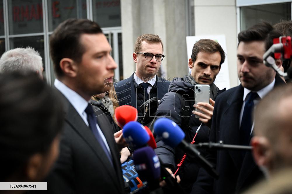 Jordan Bardella and Eric Ciotti at the SIA 2025 - Paris