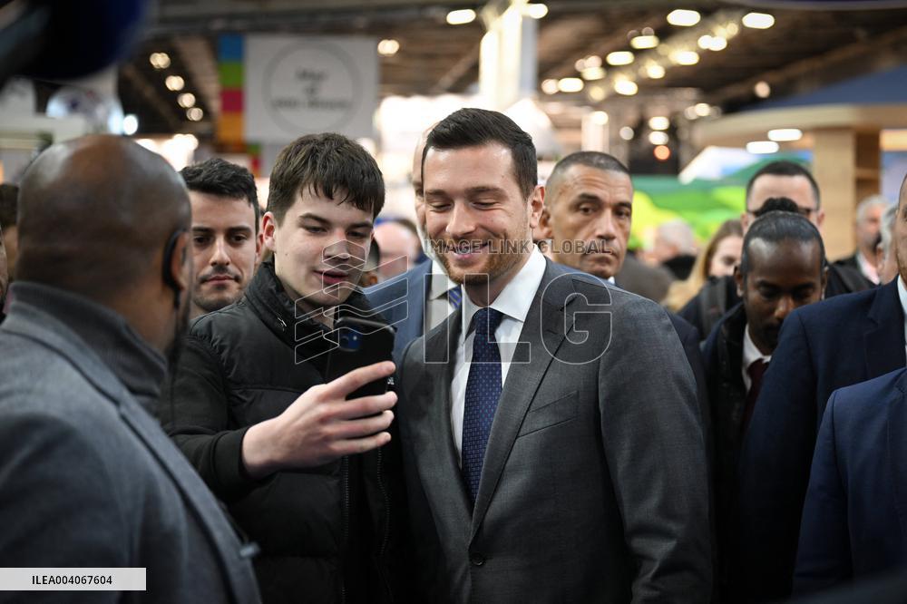 Jordan Bardella and Eric Ciotti at the SIA 2025 - Paris