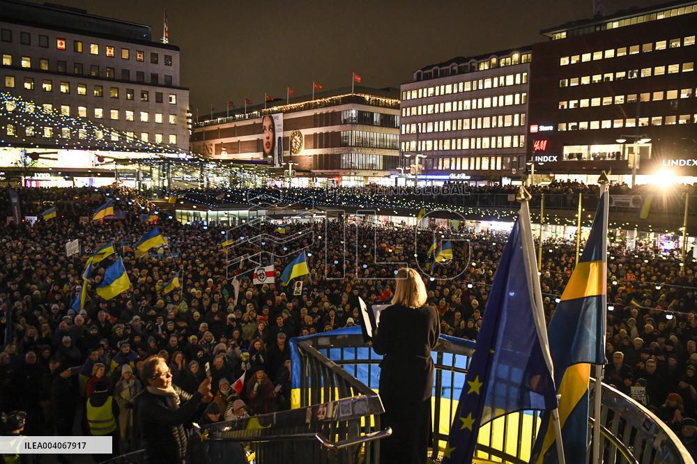 SWEDEN UKRAINE DEMONSTRATION