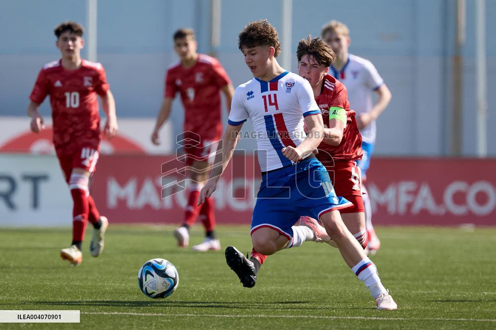 Gibraltar v Faroe Islands - UEFA Youth Boys U16
