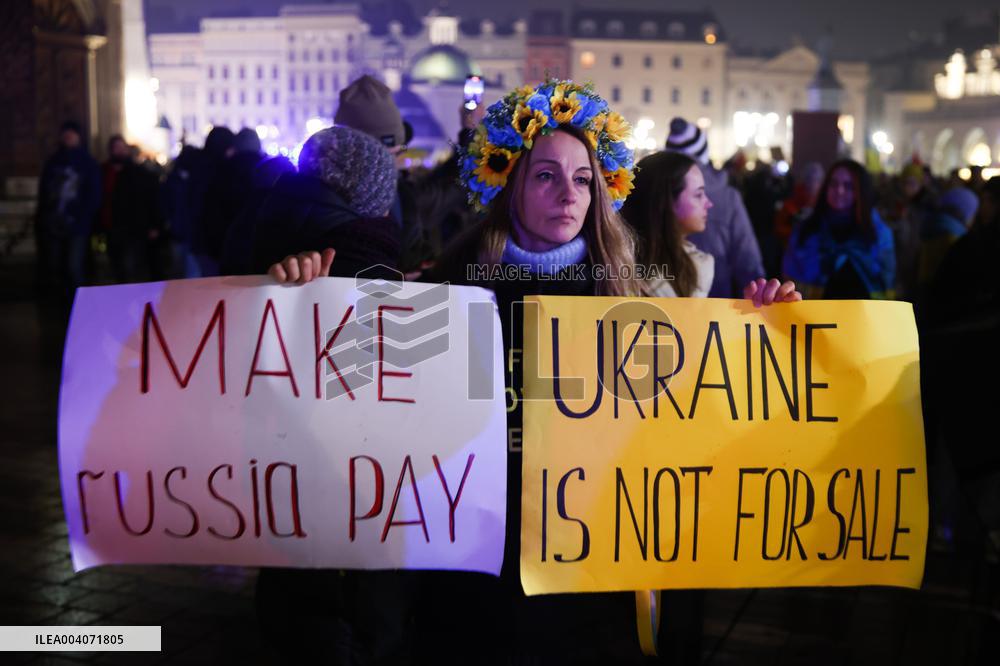 Third Anniversary Of Russian Invasion On Ukraine