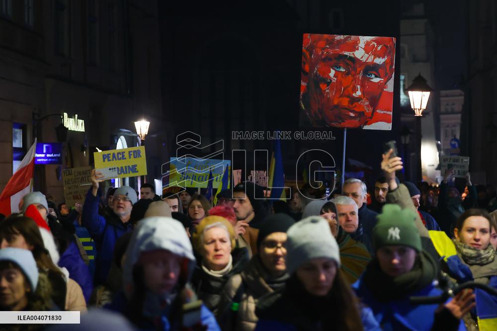 Third Anniversary Of Russian Invasion On Ukraine