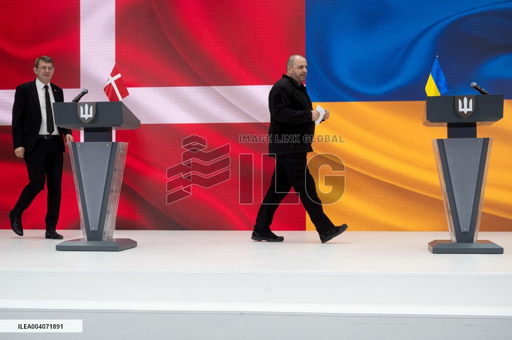 Joint press conference of Defense Ministers of Ukraine and Denmark in Kyiv