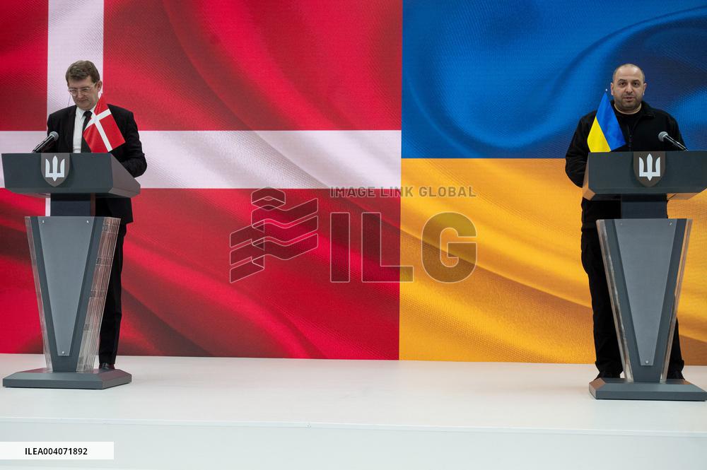 Joint press conference of Defense Ministers of Ukraine and Denmark in Kyiv