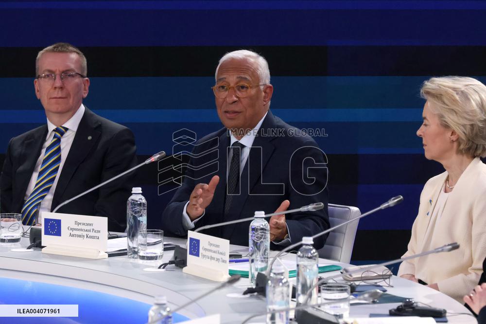 Support Ukraine summit with participation of EU leaders and partner states takes place in Kyiv