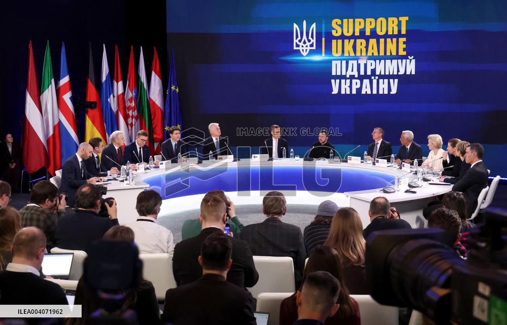 Support Ukraine summit with participation of EU leaders and partner states takes place in Kyiv