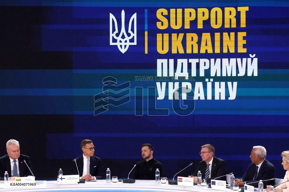 Support Ukraine summit with participation of EU leaders and partner states takes place in Kyiv