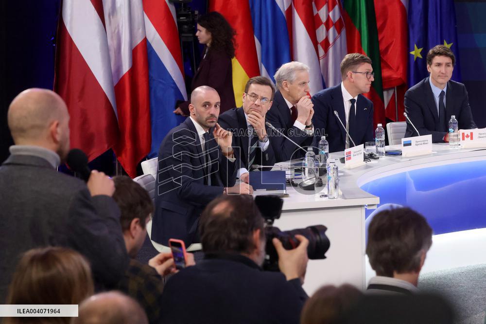 Support Ukraine summit with participation of EU leaders and partner states takes place in Kyiv