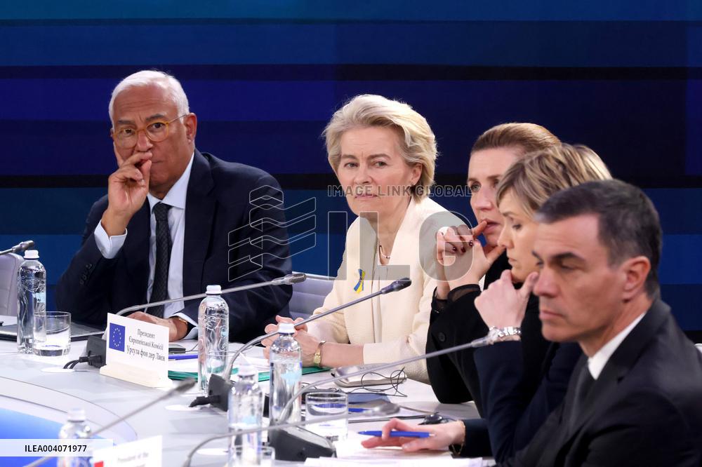 Support Ukraine summit with participation of EU leaders and partner states takes place in Kyiv