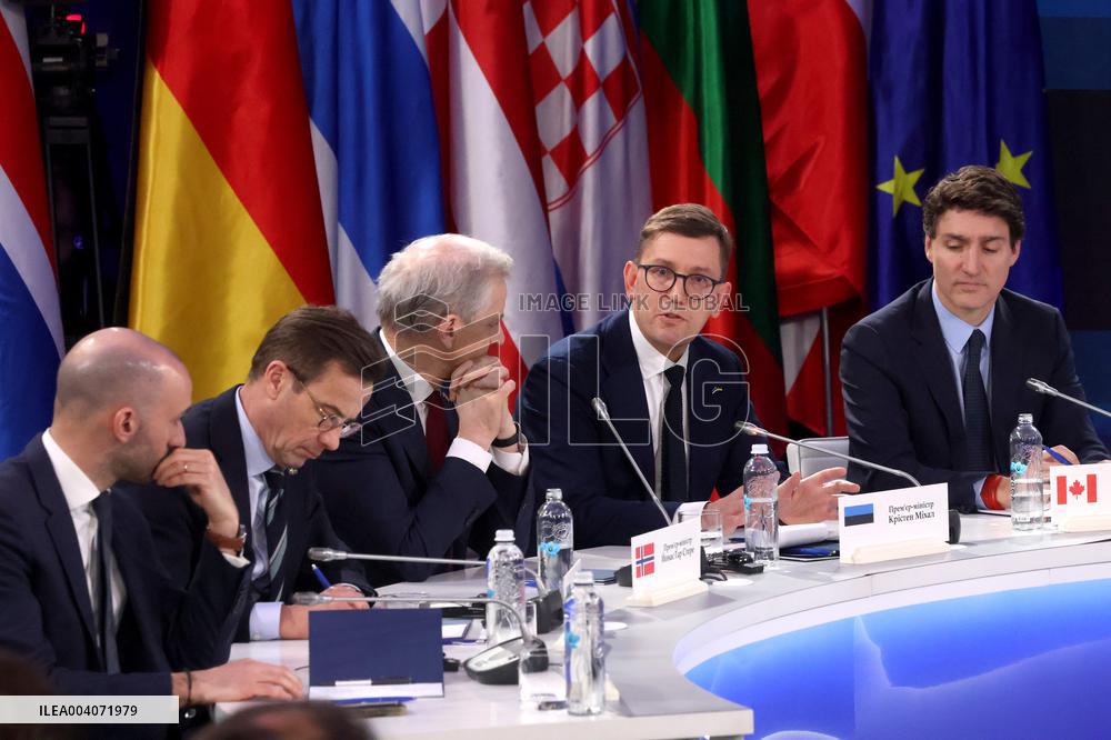 Support Ukraine summit with participation of EU leaders and partner states takes place in Kyiv