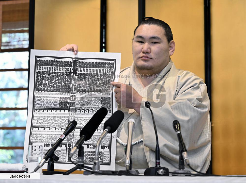 Hoshoryu occupies east yokozuna slot