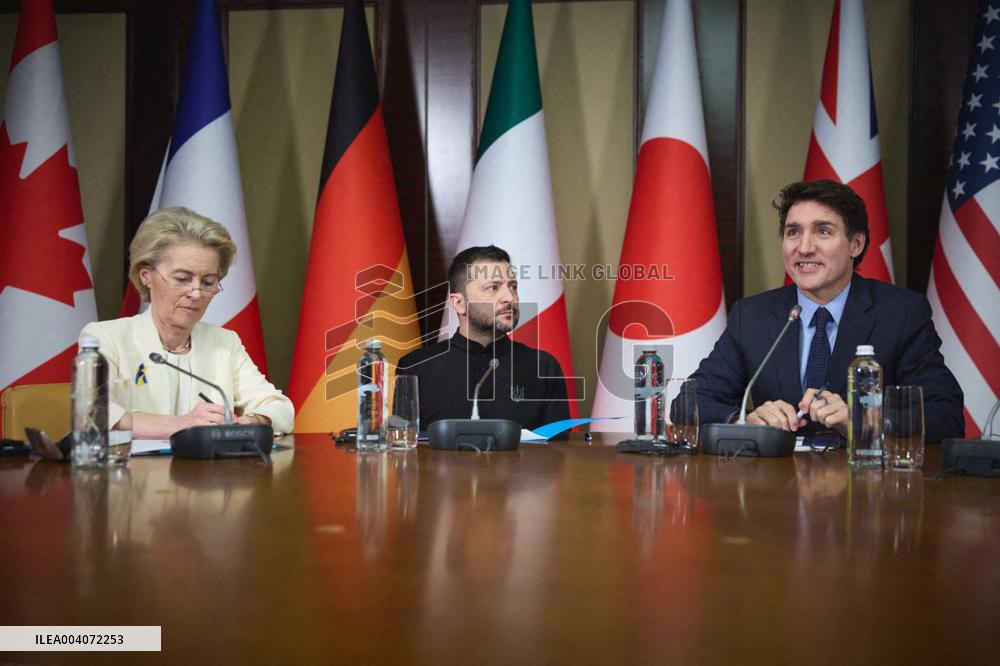 World Leaders in Kyiv for Ukraine Invasion Anniversary