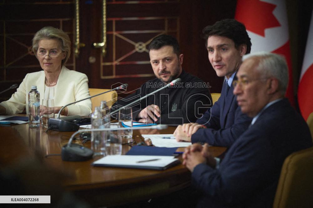 World Leaders in Kyiv for Ukraine Invasion Anniversary