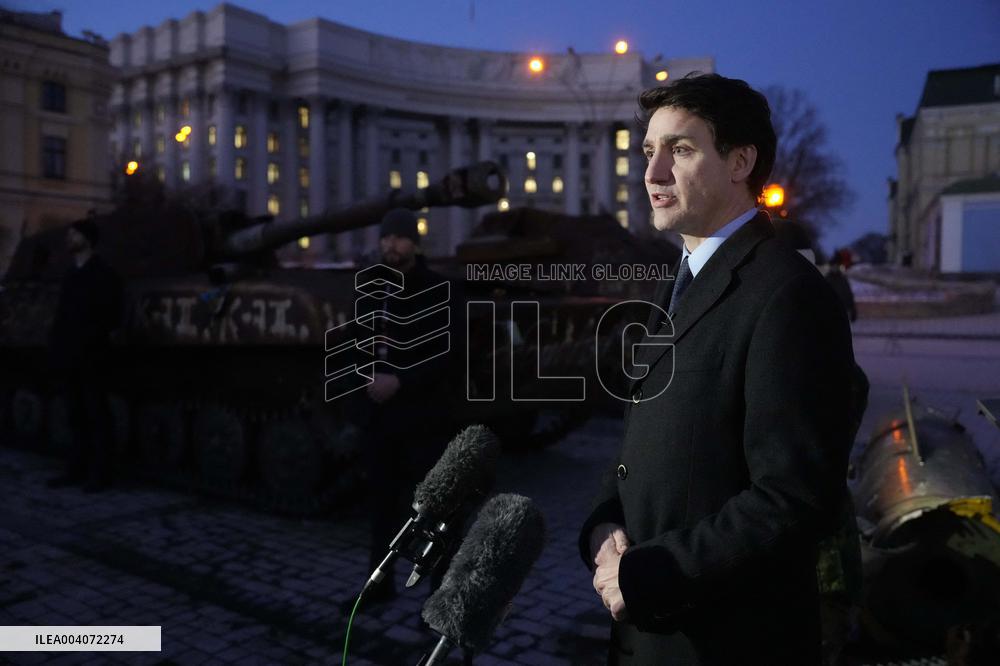 World Leaders in Kyiv for Ukraine Invasion Anniversary