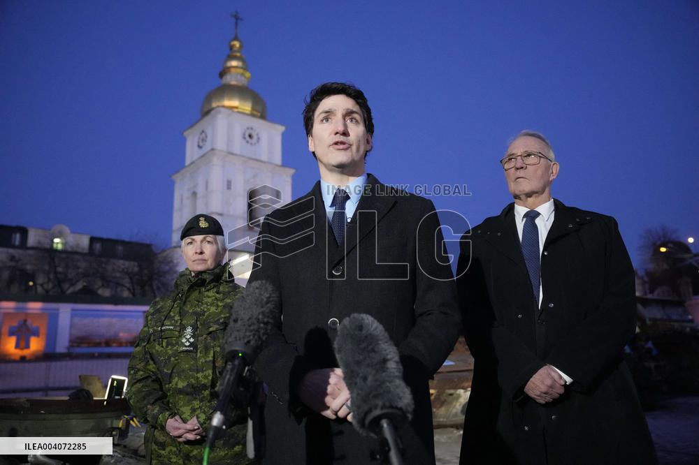 World Leaders in Kyiv for Ukraine Invasion Anniversary