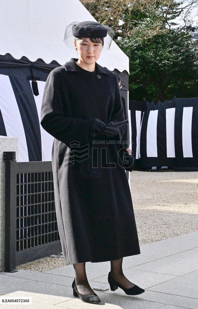 100th day of Princess Yuriko's death