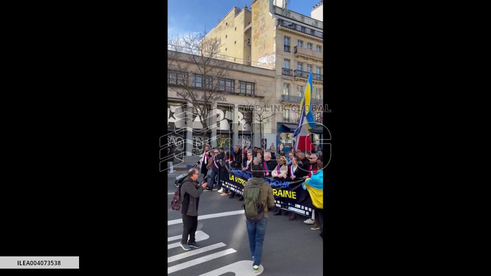 Protests Supporting Ukraine Across Europe Ahead Of Russian Invasion’s 3rd Anniversary 6