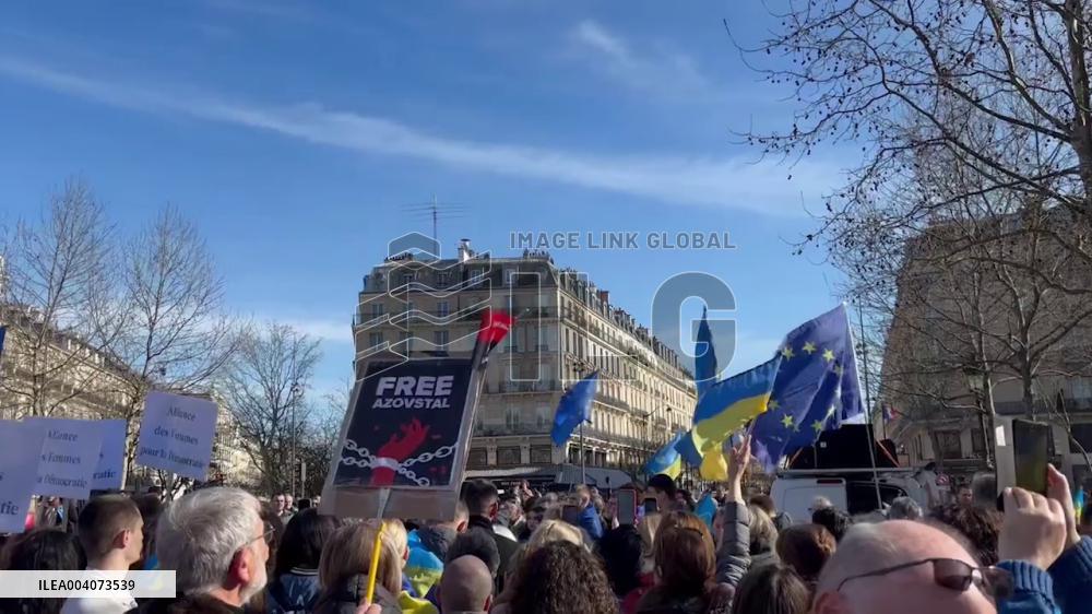 Protests Supporting Ukraine Across Europe Ahead Of Russian Invasion’s 3rd Anniversary 5