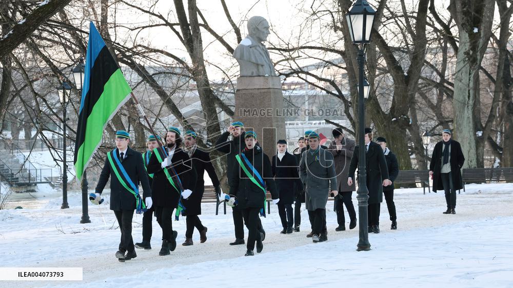 Tartu celebrating Estonian Independence Day