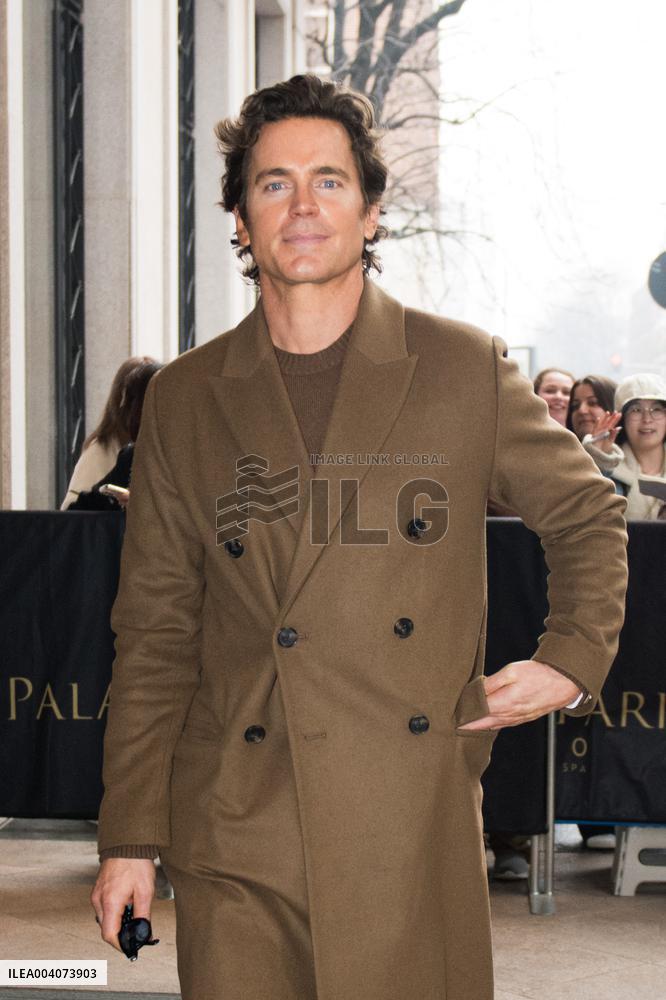 MFW - Matt Bomer Leaves His Hotel